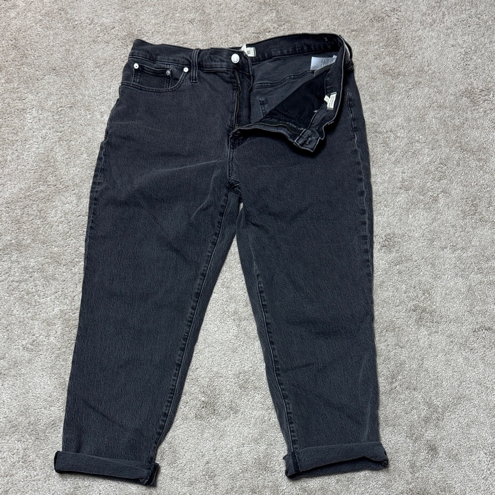 Women's madewell "the perfect vintage" Black Jeans